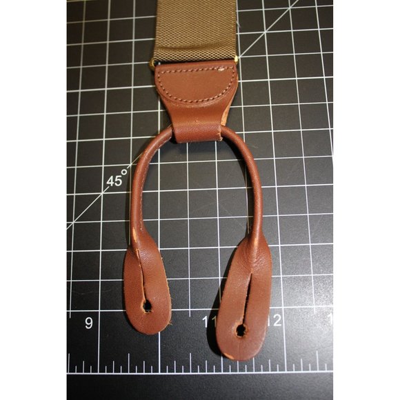 Dooney and Bourke Adjustable Suspenders OSFM Light Brown - Picture 6 of 10